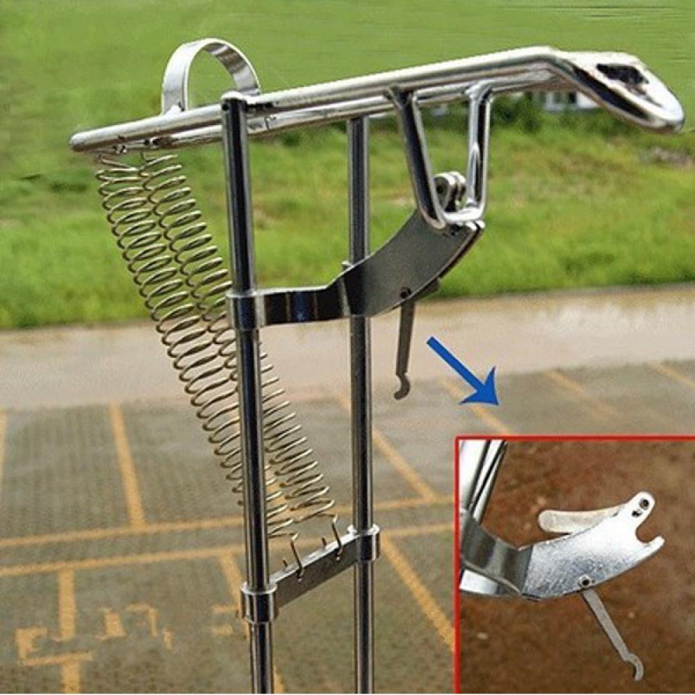 Double Spring Fishing Stand Bracket Fishing Rod Pole Stand
