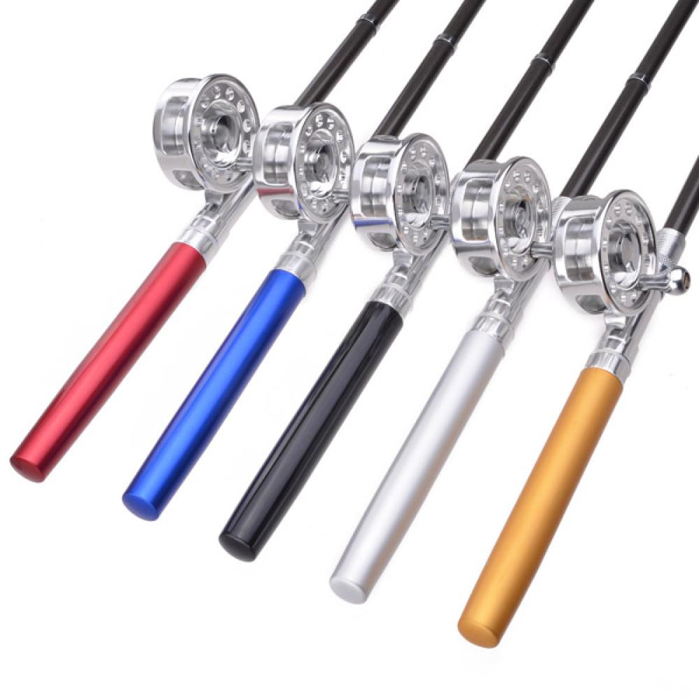 Mini Pen Fly Fishing Rod Portable Pocket Aluminum Alloy