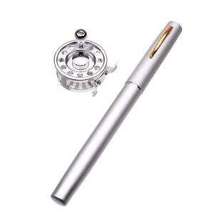 Mini Pen Fly Fishing Rod Portable Pocket Aluminum Alloy