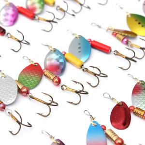 30pcs Metal Fishing Lures Spinner Baits Crankbait Assorted Tackle