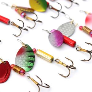 30pcs Metal Fishing Lures Spinner Baits Crankbait Assorted Tackle