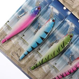 Fishing Lures 12 Kind of PVC Fishing Crankbait Minnow Bass Baits