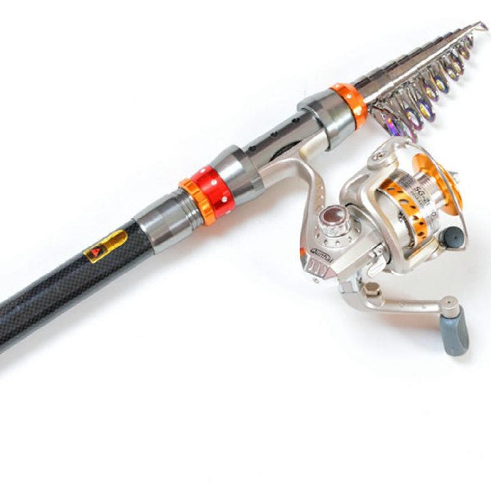 Telescopic Fishing Rod Carbon Spinning Sea Fishing Pole