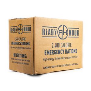 Ready Hour Case Pack:  On-The-Go Emergency Food Ration Bars 2400 Calories (30-Pack)