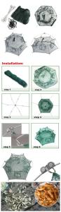 New Minnow Folded Fishing Trap Bait Cast Mesh Folding Fish Crab Net