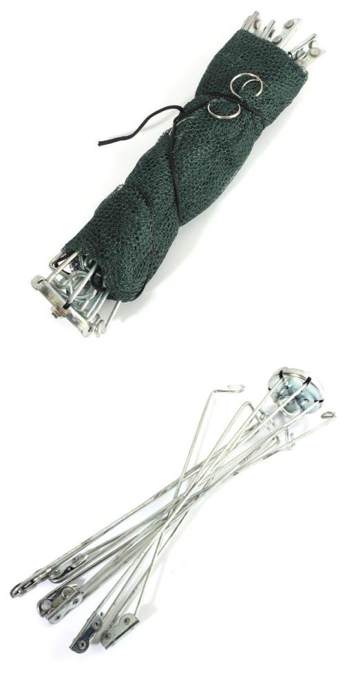 New Minnow Folded Fishing Trap Bait Cast Mesh Folding Fish Crab Net