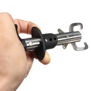 Stainless Steel Fish Lip T-handle Fishing Grabber Gripper Grip Tools