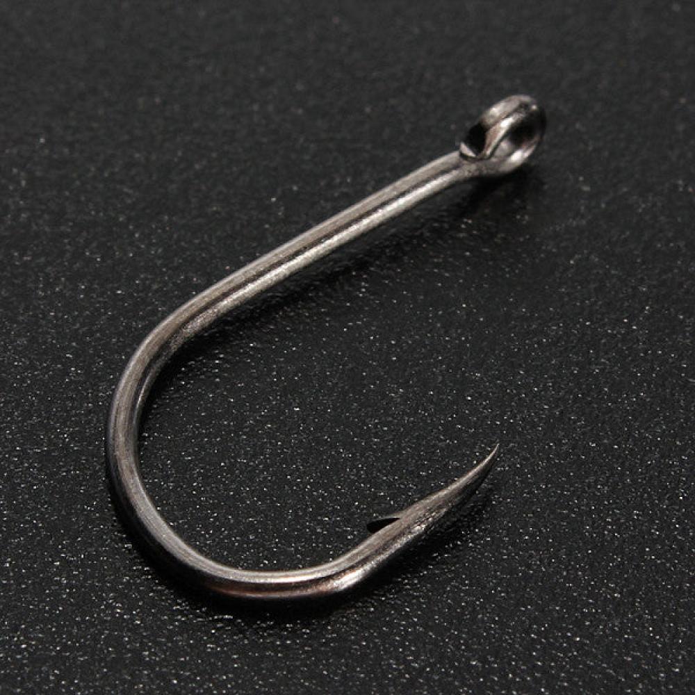 500pcs 10 Sizes Fresh Water Sea Fly Fishing Tackle Hooks With Box