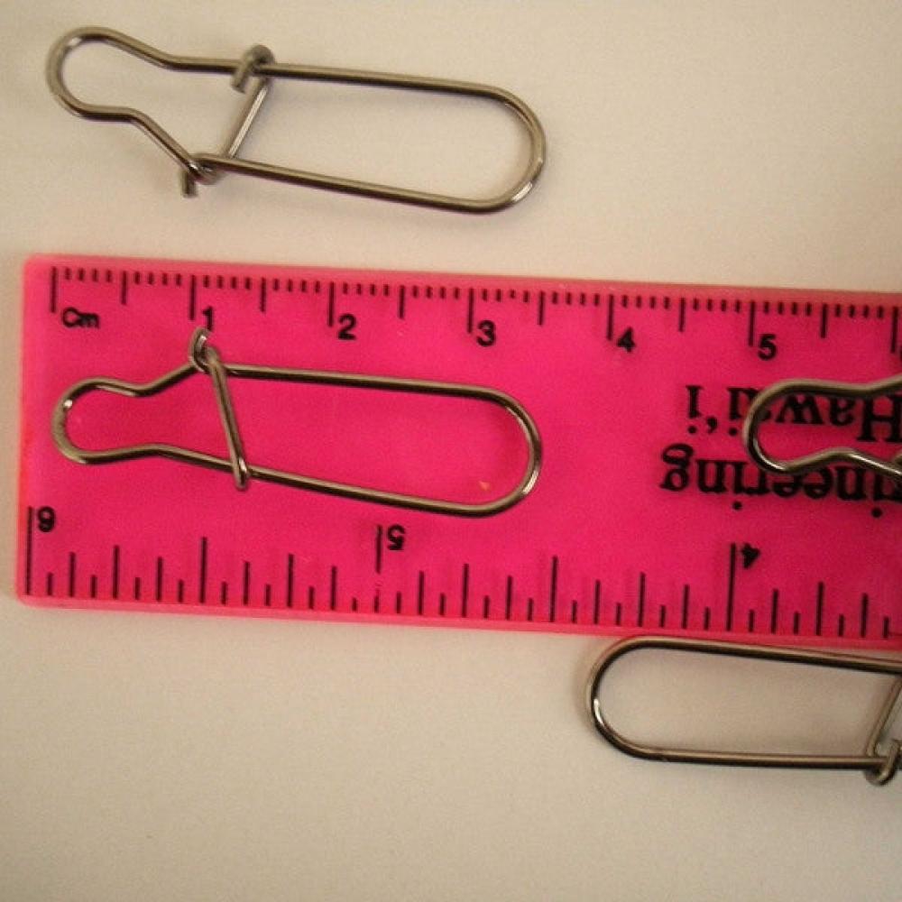 100 Pcs Stainless Swivel Solid Rings Fishing Connector - GhillieSuitShop