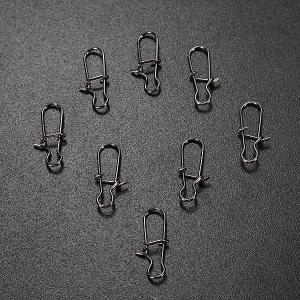 100 Pcs Stainless Swivel Solid Rings Fishing Connector - GhillieSuitShop
