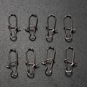 100 Pcs Stainless Swivel Solid Rings Fishing Connector - GhillieSuitShop