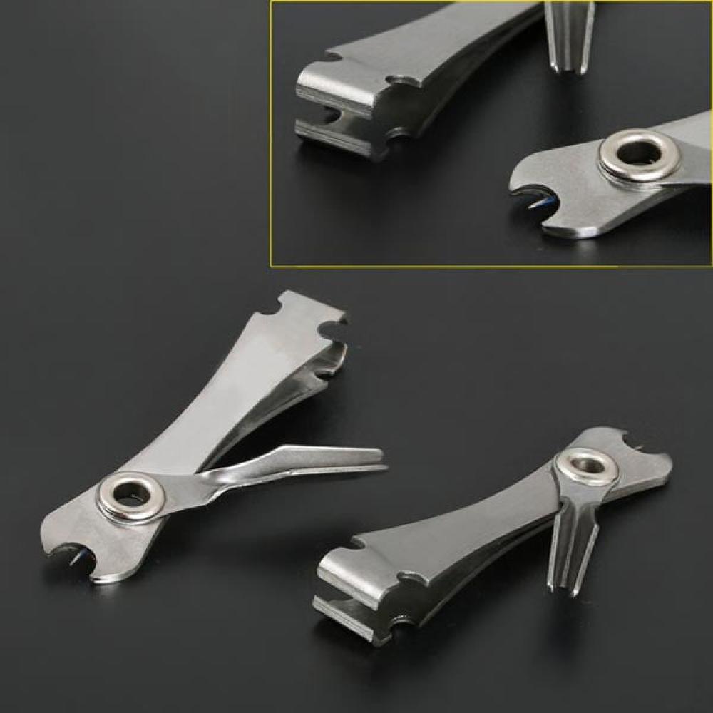 Fly Fishing Line Nipper Tying Tool with Nail Knot Cutter Eye Cleaner