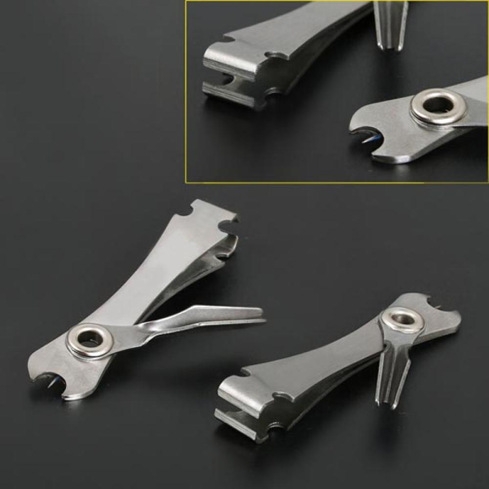 Fly Fishing Line Nipper Tying Tool with Nail Knot Cutter Eye Cleaner