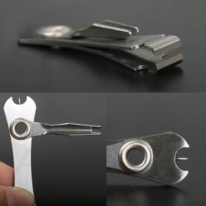 Fly Fishing Line Nipper Tying Tool with Nail Knot Cutter Eye Cleaner