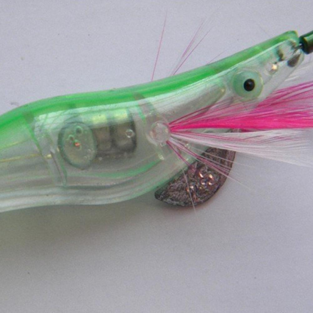 Electronic Luminous Shrimp Lure Squid Fishing Jigs Lures Bass Bait