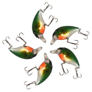 70mm Crankbait Fishing Lures Tackle VCM 3D Eyes Hook Swimbait Baits