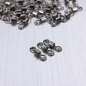 100Pcs Fishing Rolling Swivel Connectors 50LB