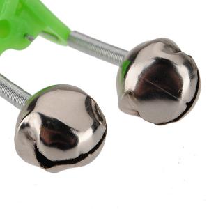 New Brand Fishing Rod Tip LED Light Clip Twin Bells Bite Alarm