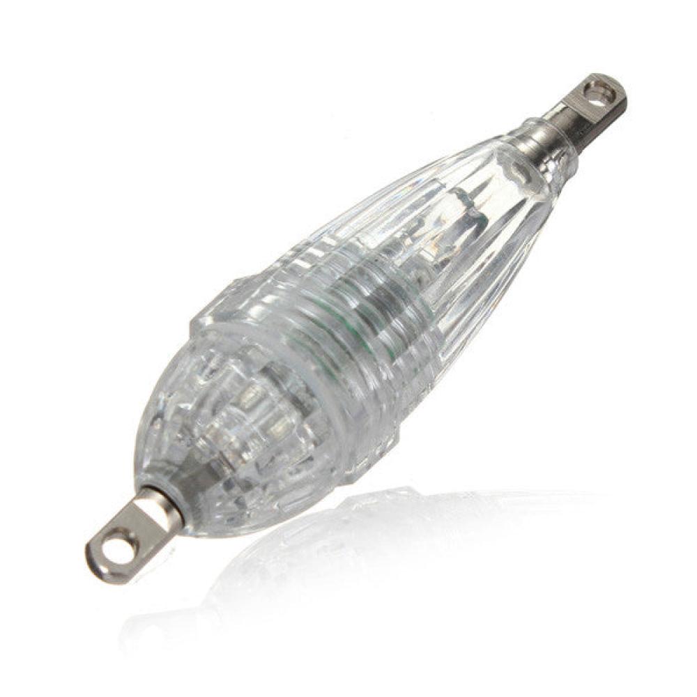 LED Mini Fishing Squid Bait Lure Light Blue Flashing