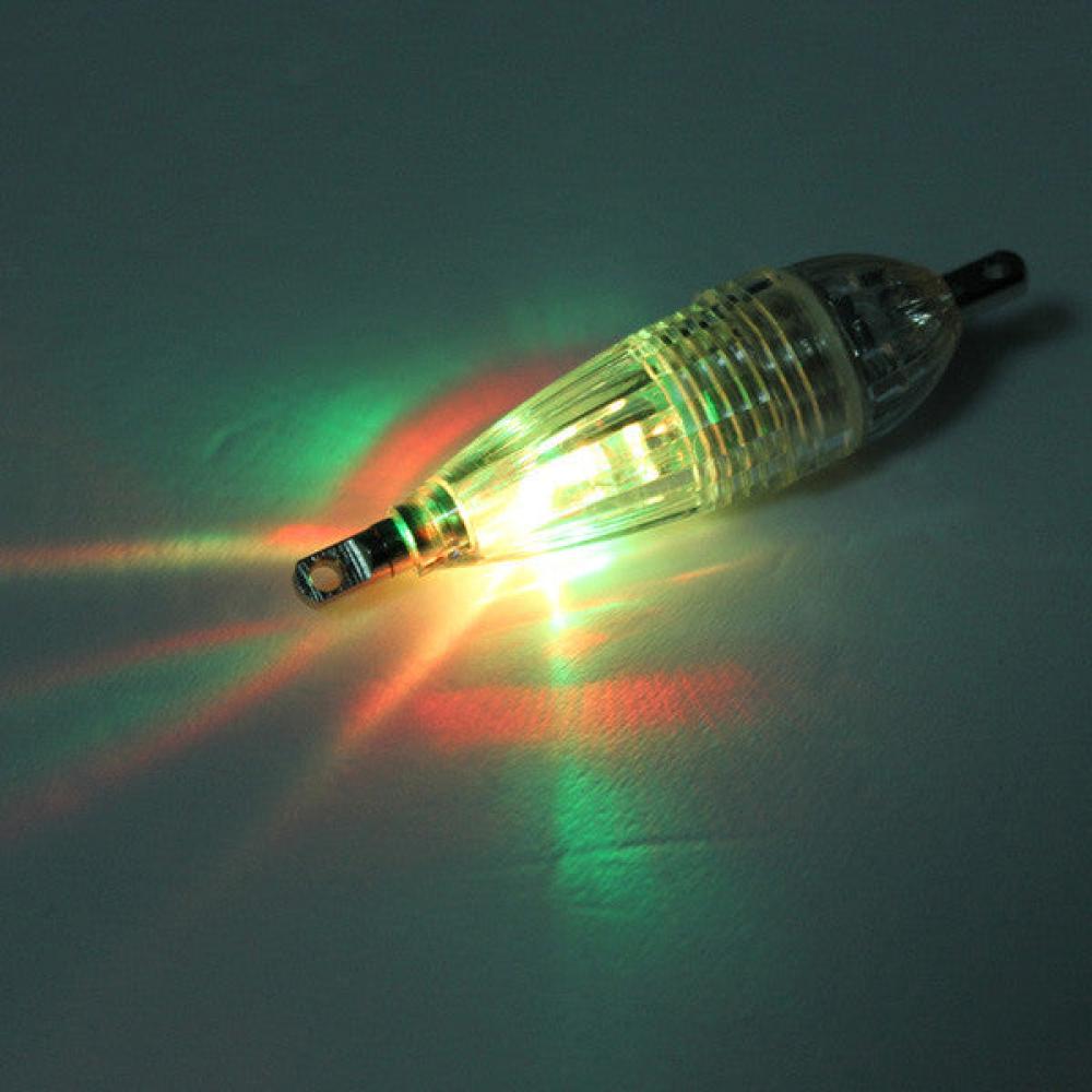 LED Mini Fishing Squid Bait Lure Light Blue Flashing