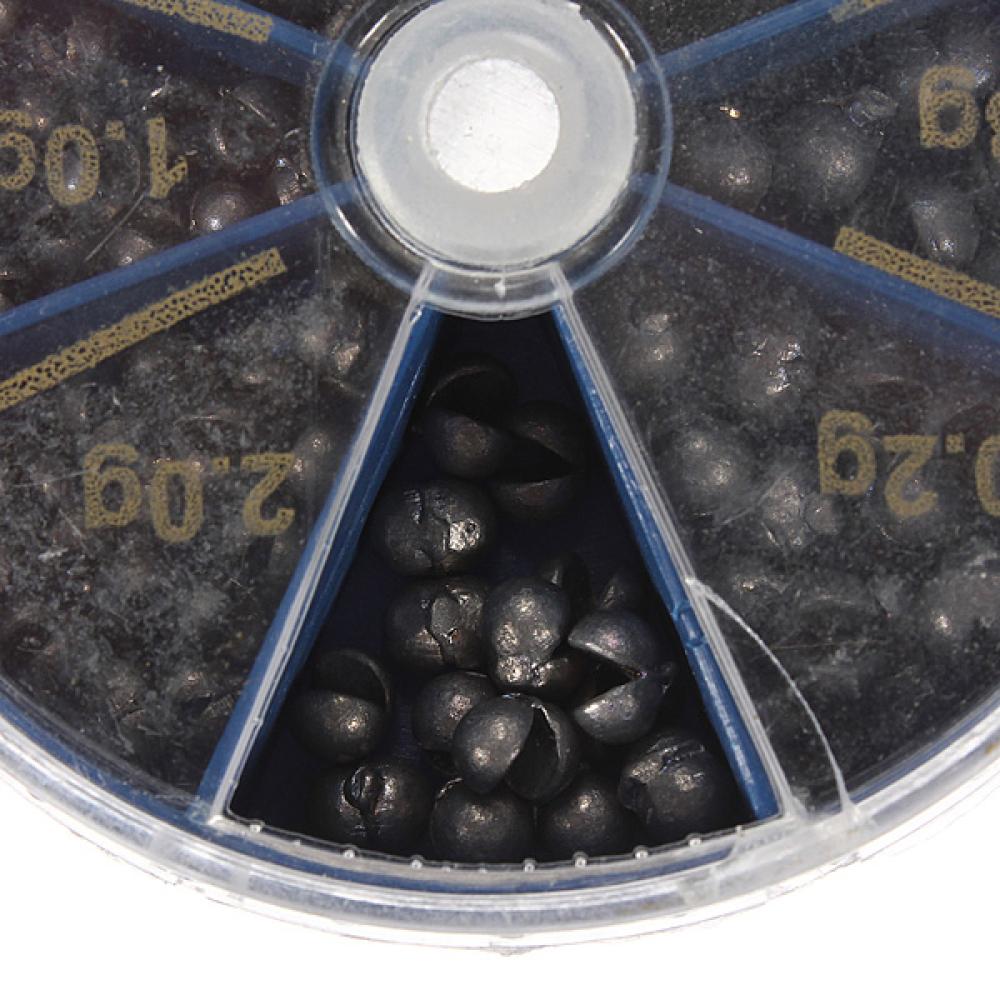 Split Shot Float Reuseable Fishing Angling Lead Sinkers 8 Compartments - GhillieSuitShop