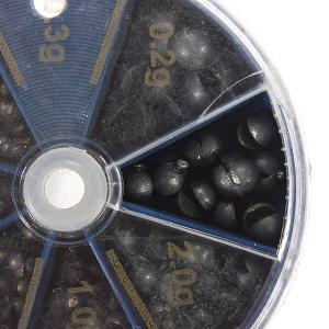 Split Shot Float Reuseable Fishing Angling Lead Sinkers 8 Compartments - GhillieSuitShop
