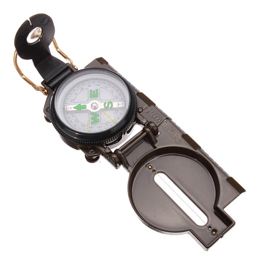 3 In 1 LED Military Marching Outdoor Camping 360 Lensatic Compass