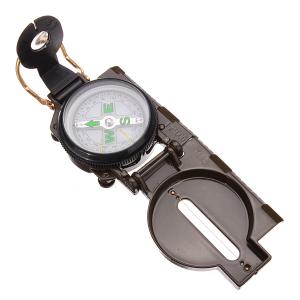 3 In 1 LED Military Marching Outdoor Camping 360 Lensatic Compass