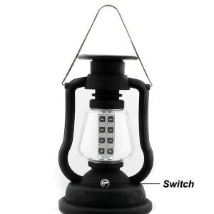 16 LED Solar Dynamo Rechargeable Camping Lamp Light