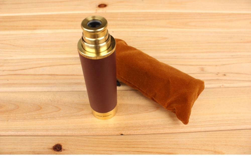 25x30 High Mag Portable Telescope Night Vision Pirate Lens Barrel With Briefcase