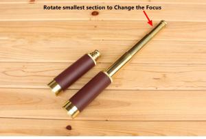 25x30 High Mag Portable Telescope Night Vision Pirate Lens Barrel With Briefcase
