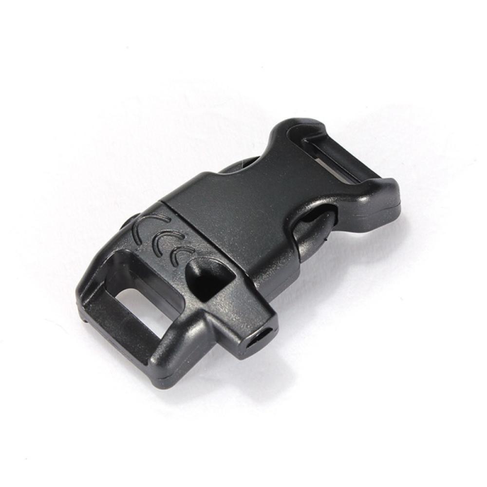 100 Curved Whistle Release Buckles for Paracord Bracelets Webbing Straps