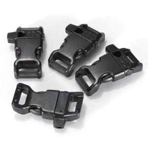 100 Curved Whistle Release Buckles for Paracord Bracelets Webbing Straps