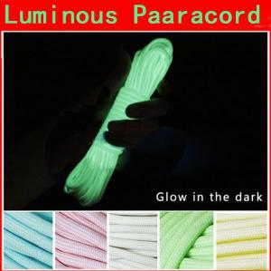 100FT 30m Multifunction Nylon Paracord Parachute Cord Luminous Glow