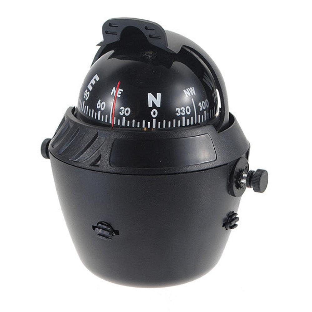 12V LED Light Sea Marine Pivoting Compass Boat Car Big BK