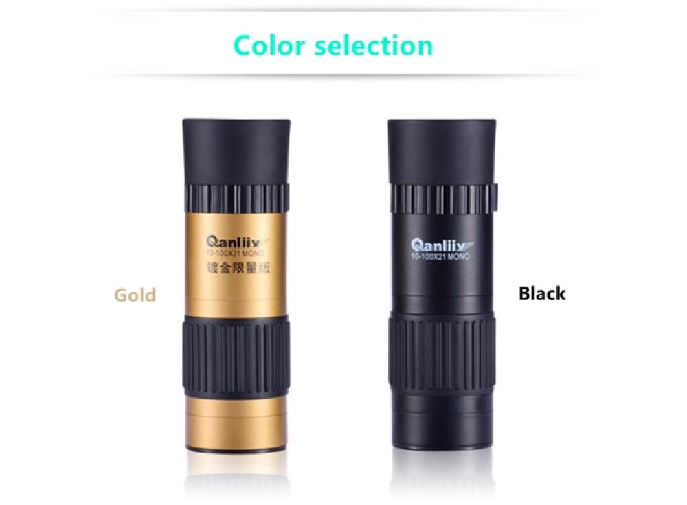 10-100X21 New Model Portable And Mini Monoculars High Magnification Night Vision Telescope