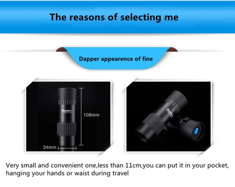 10-100X21 New Model Portable And Mini Monoculars High Magnification Night Vision Telescope