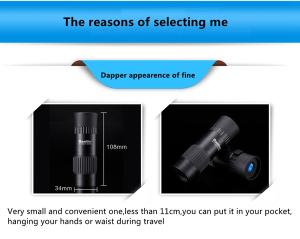 10-100X21 New Model Portable And Mini Monoculars High Magnification Night Vision Telescope