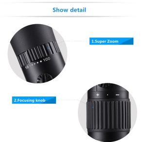 10-100X21 New Model Portable And Mini Monoculars High Magnification Night Vision Telescope