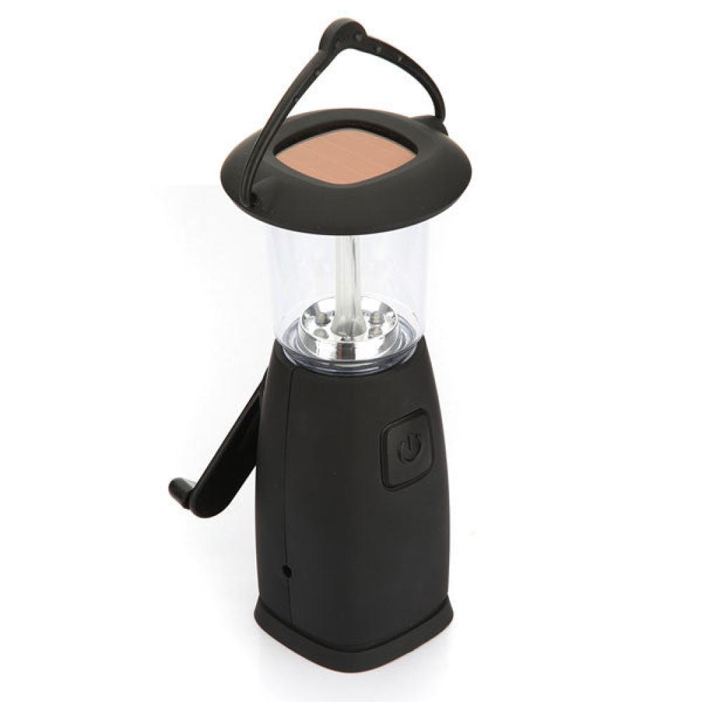 6LED Dynamo Solar Camping Lampe HandLampe Light Lamp