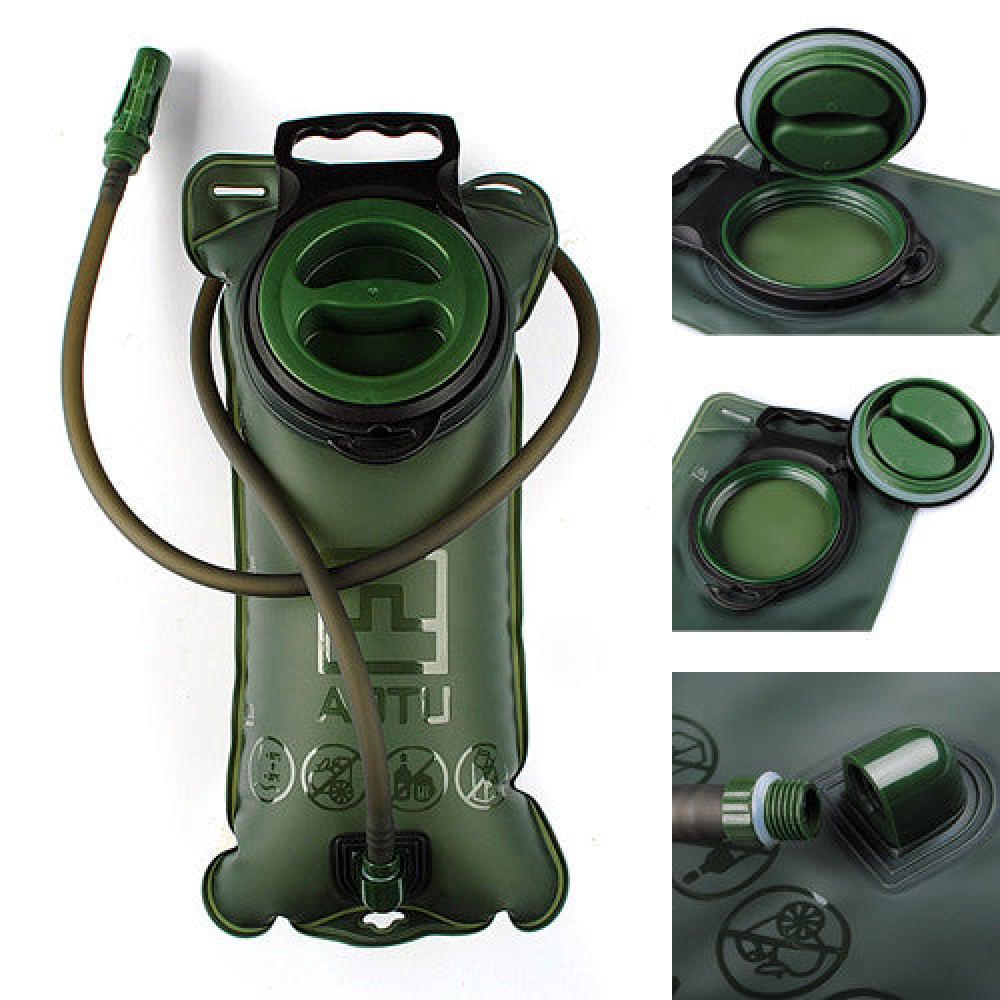 2L Bicycle Mouth Water Bladder Bag Hydration Hiking Camping Climbing