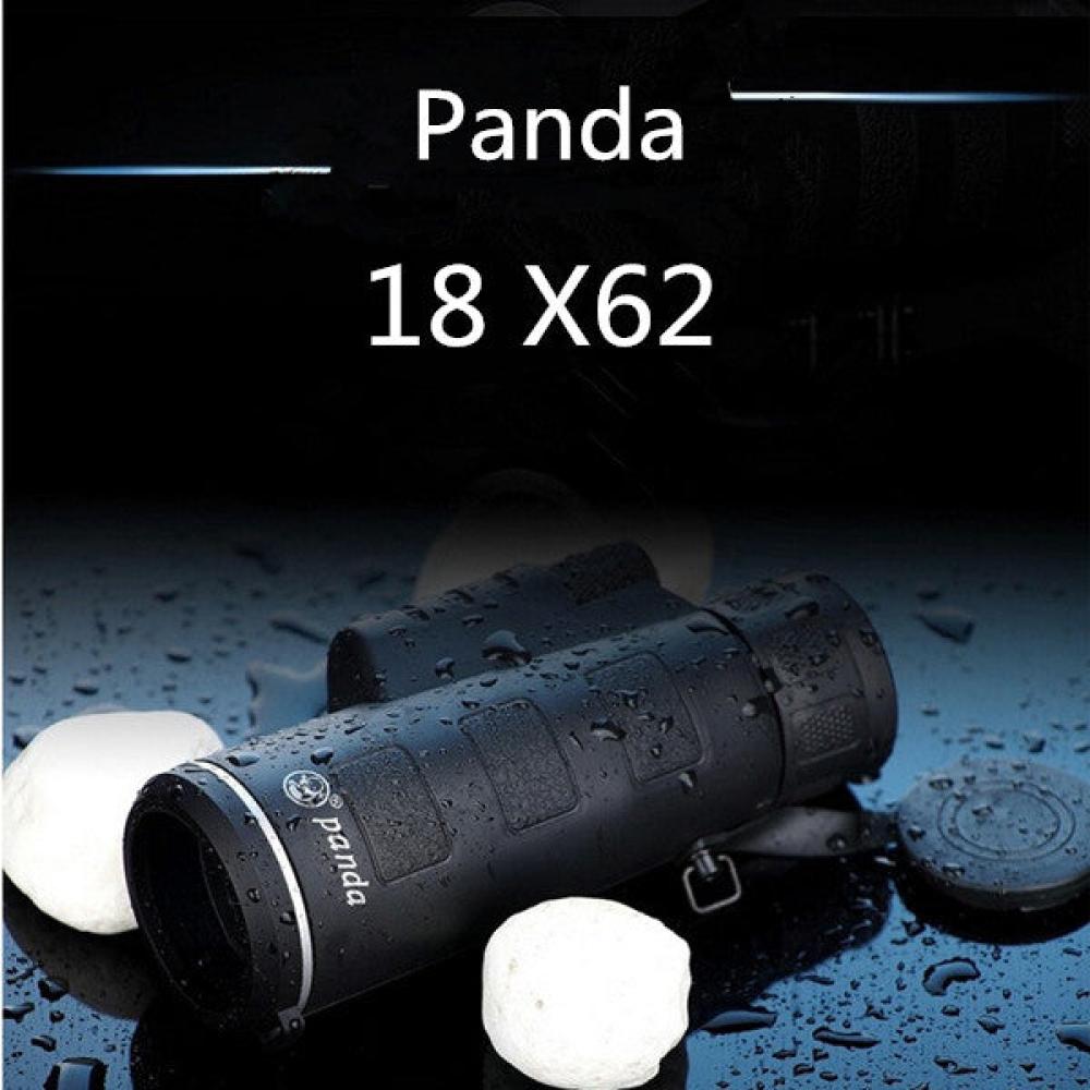 Panda Camping Hiking Traveling 18X62 Portable Monocular Telescope