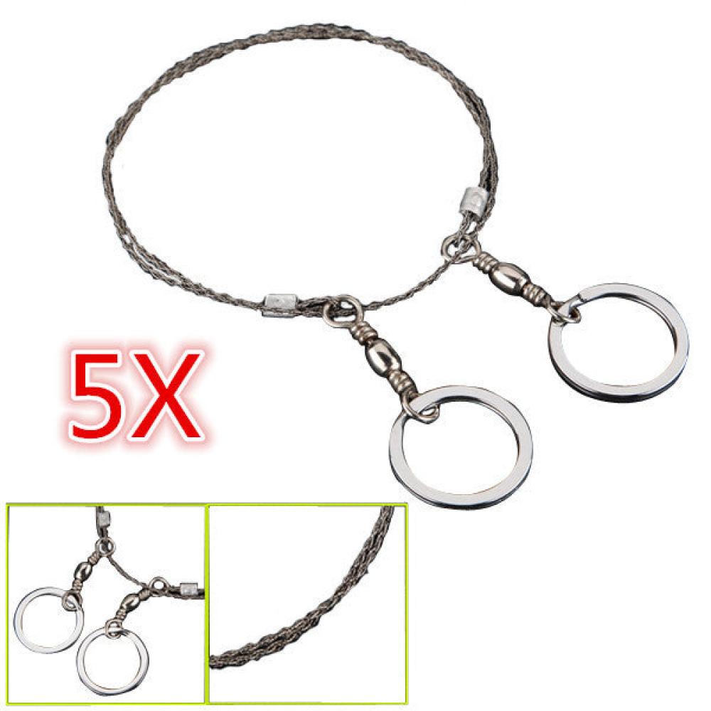 5 Commando Wire Saws, Bushcraft Survival Camping 