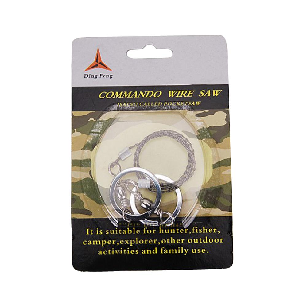 5 Commando Wire Saws, Bushcraft Survival Camping 