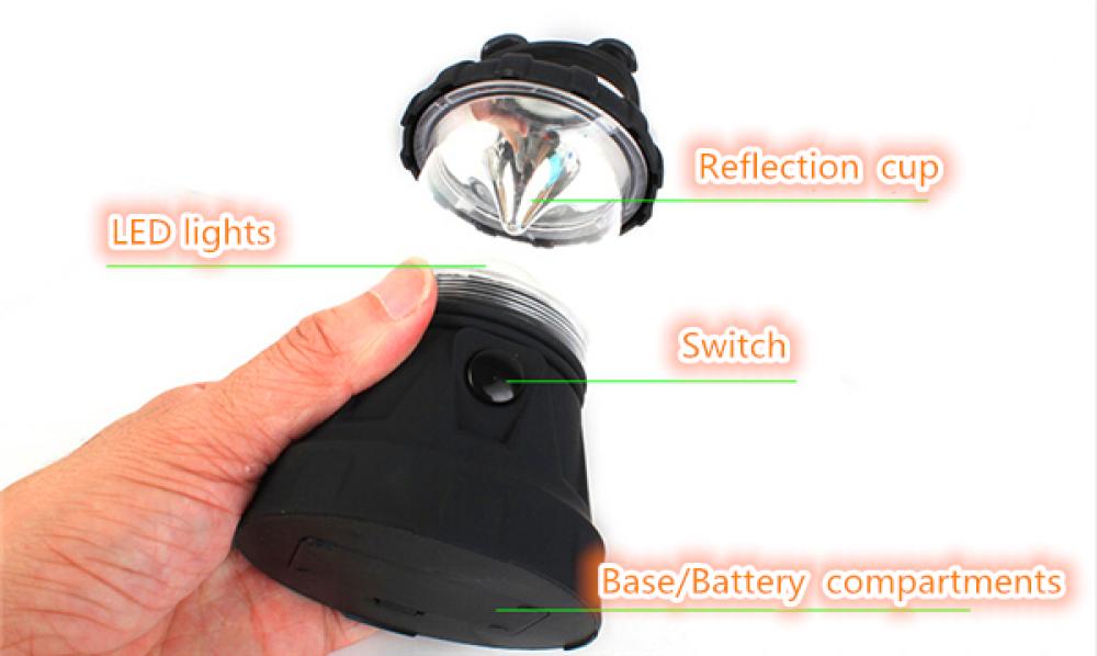 11" LED Bivouac Camping Lamp Lantern Outdoor Light