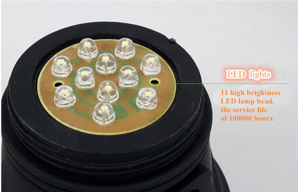11" LED Bivouac Camping Lamp Lantern Outdoor Light