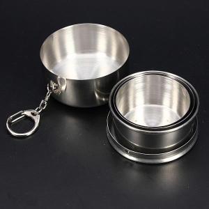 140ml 4oz Stainless Steel Portable Folding Telescopic Travel Cup