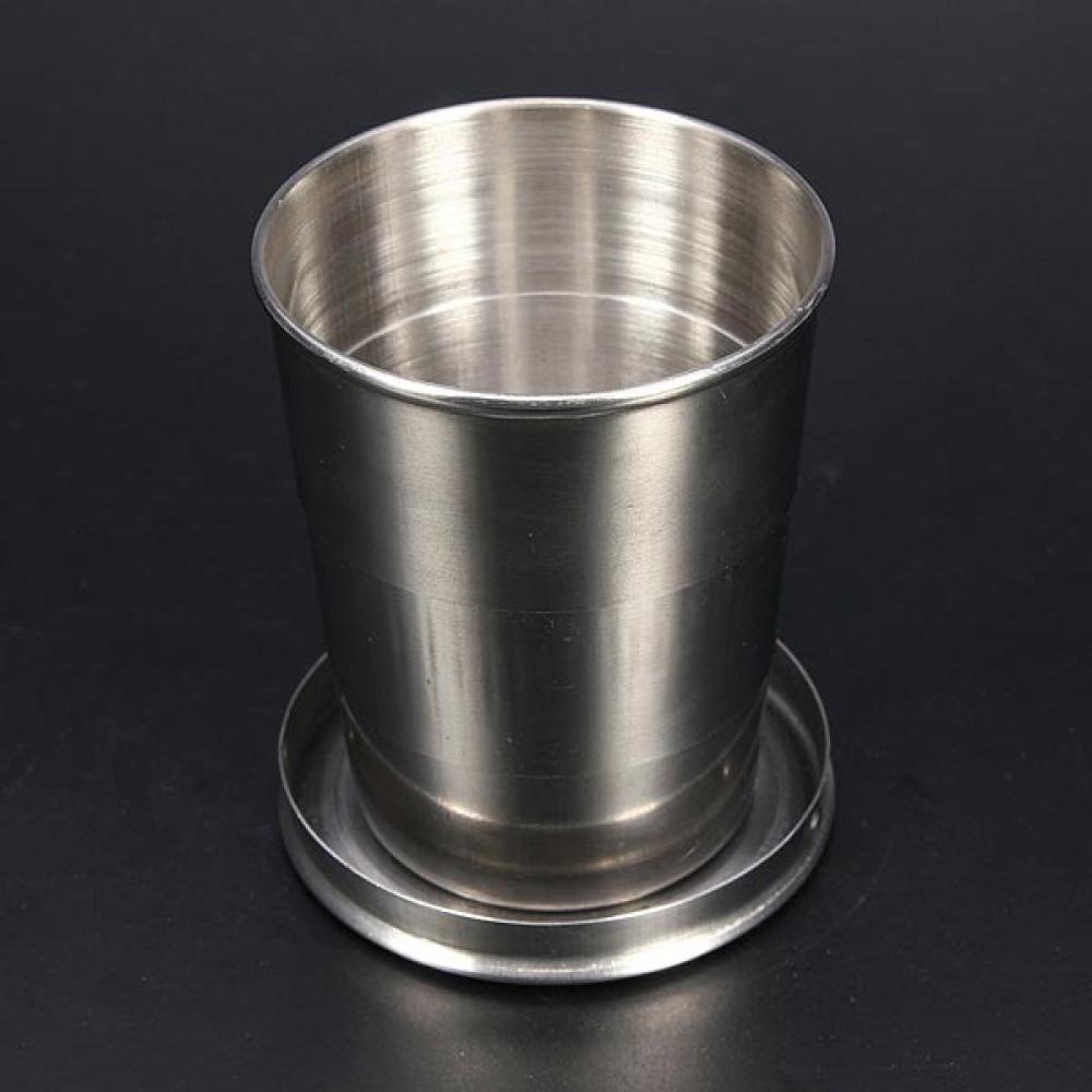140ml 4oz Stainless Steel Portable Folding Telescopic Travel Cup