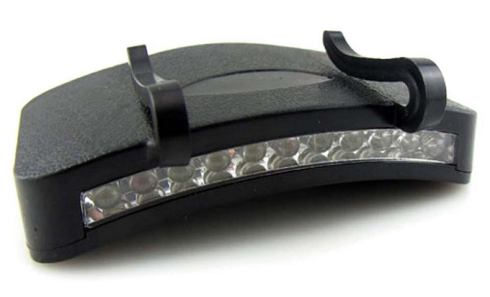 11 LED Clip-On Cap Light Lamp Hiking Camping Fishing Outdoor