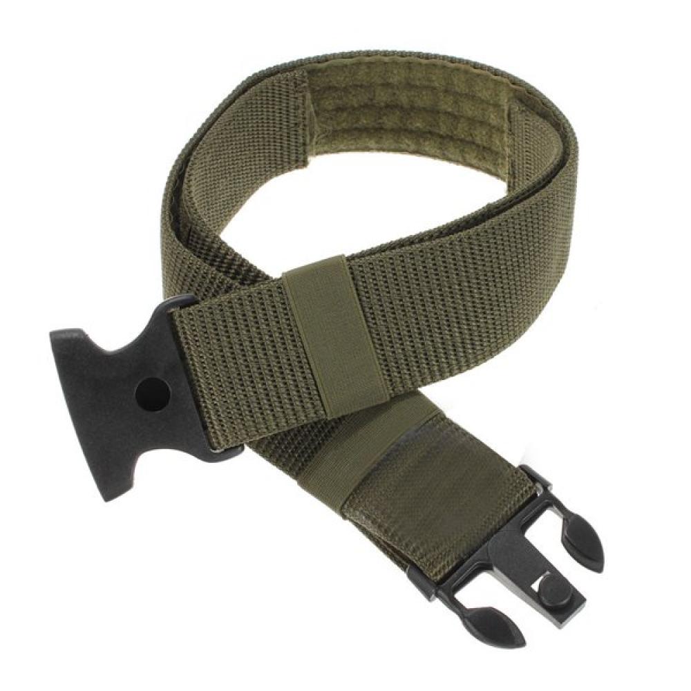 Military Police Adjustable Fastener Dual-Safety Tactical Nylon Belt
